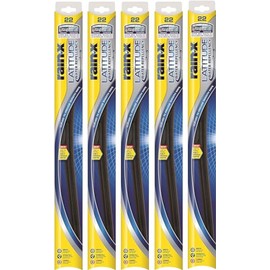 Rain-X 5079279-2-5PK Latitude 2-IN-1 Water Repellency Wiper Blade, 22" (Pack of 5)
