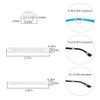 iGeyzoe Eyeglasses Silicone Ear Hooks Retainers, Anti-Slip Holder Stoppers, Temple