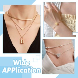 KISSITTY 4Pcs Silver Golden Heart 304 Stainless Steel Beads with Letter for Jewelry Making Cute Heart Spacer Beads Charms for Pens DIY Friendship Bracelet Necklace Earring Accessories 7x8x3.4mm