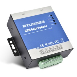 EBTOOLS Controlador Remoto de Puerta, Operador de Abridor de Puerta gsm Remoto Inalámbrico RTU5025, Controlador de Acceso de Puerta de Garaje, Door Access Controller, Gate Opener