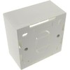 Deep Plastic Single 1 Gang Surface Mounted Back Box 47