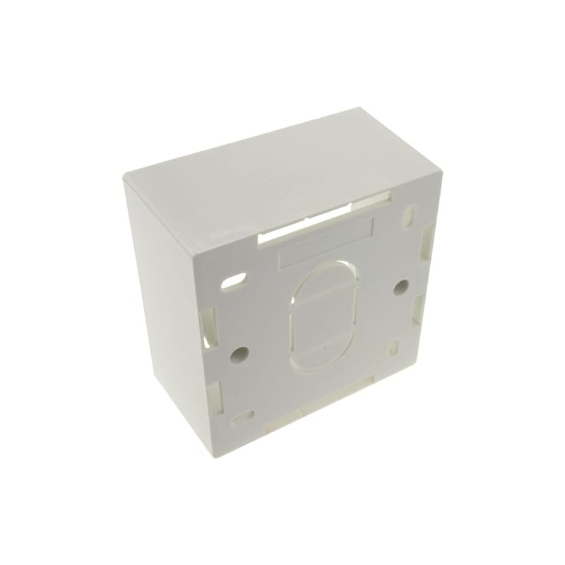 Deep Plastic Single 1 Gang Surface Mounted Back Box 47