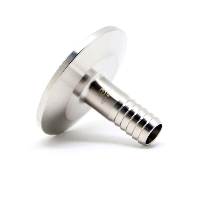 QiiMii 1.5" Tri Clamp to 1/2" Sanitary Hose Barbed Adapter