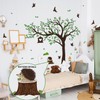 Large Tree Wall Stickers Famliy Trees Wall Decals with Green