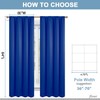 Diraysid Royal Blue Blackout Curtains for Bedroom and Living Room