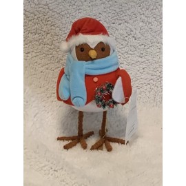 Spritz Target Spritz Bird Featherly Friends 2023 CRINKLE Christmas Winter Fabric Bird