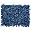 Lashuma Badezimmer Teppich Jeansblau, geeignet für Fußbodenheizung 50x70 cm