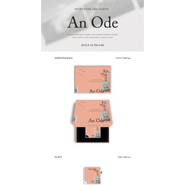 Seventeen 'An Ode' '3rd Regular Album Kihno Kit Version Air-Kit+3p PostCard+27p PhotoCard+Message PhotoCard SET+Tracking Kpop Sealed