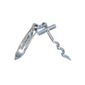 Sterling Silver 25X12Mm Movable Bottle Opener And Corkscrew Wine Charm Decoration Accessories Pendant Charm For Making Bracelets Necklace Earrings Jewelry DIY