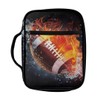 Coldinair Fire Water Football Bible Covers Bag for Men,Carrying Book