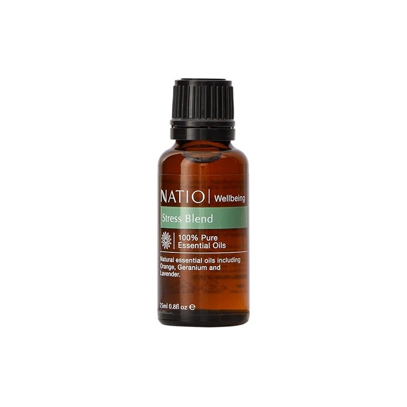 Natio Focus On Stress Pure Essential Oil Blend 25 ml,