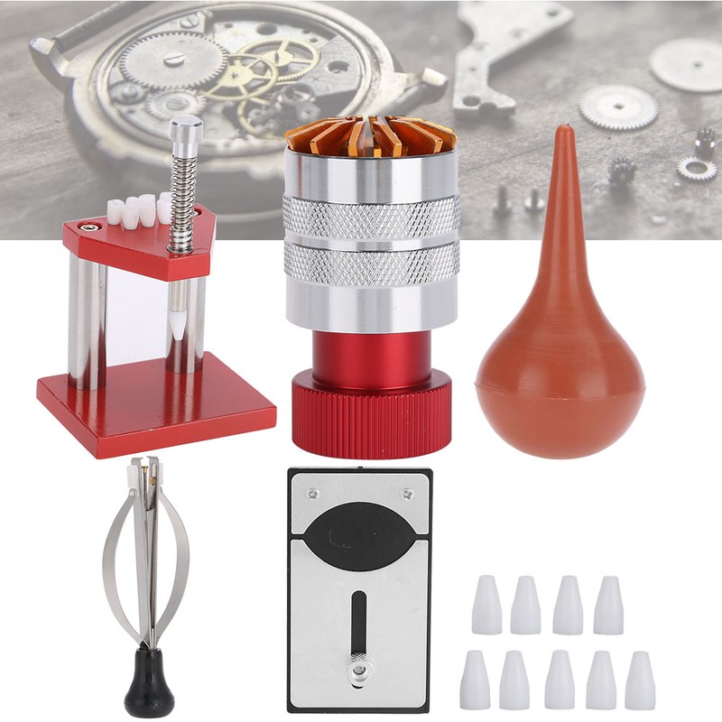 5Pcs Watch Repair Set Kit Rubber Dust Air Blower Watch