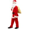 SHEJIZE Kids Santa Costume Children's Santa Claus Costume for Kids