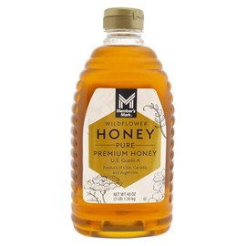 Wildflower Pure Premium Honey | Sourced and Packaged in the U.S | Rated as US Grade A Honey - 48 oz.