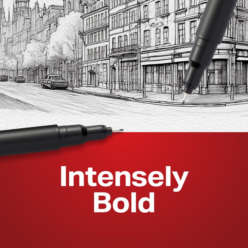 Sharpie Felt Tip Pens, Fine Point (0.4mm), Felt Tip Markers,