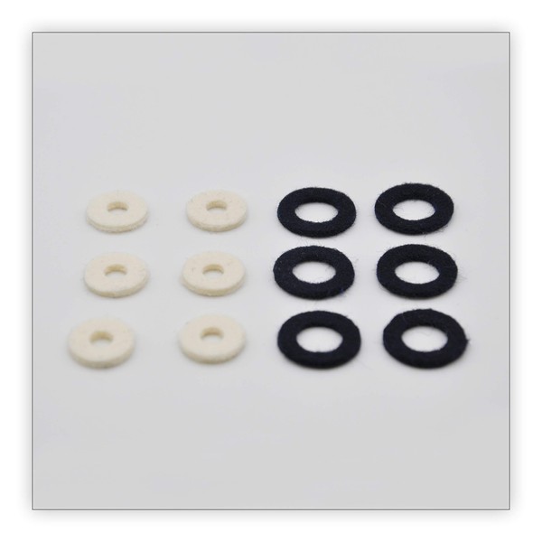 12 x Felt Valve Felts soundman for Trumpet Cornet Trumpet