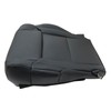 SecosAutoparts Passenger Bottom Replacement Black Leather Seat Cover Compatible with