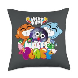 The Amazing World of Gumball Happy Place Throw Pillow, 18x18, Multicolor