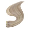 Full Shine Blonde Clip in Hair Extensions Real Human Hair