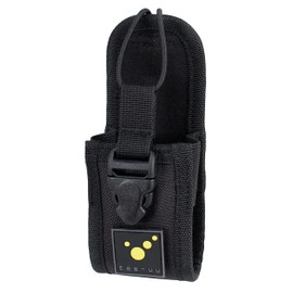 tee-uu COM TAC Digital Radio Holster Black | Padded Device Compartment | Removable Logo | PALS Loop System | Attach to Molle Equipment or Coupler