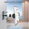 Tablet Wall Mount, Sturdy Metal Base Kitchen Wall Mount for
