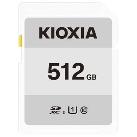 KIOXIA (キオクシア) [Made in Japan] SD Card, 512 GB, SDXC, UHS-I Compatible, Class 10, Transfer Speed 50MB/s, Domestic Genuine Product, Manufacturer Warranty 3 Years KTHN-NW512G
