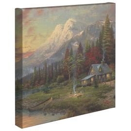 Thomas Kinkade - Gallery Wrapped Canvas, Evening Majesty, 14" x 14", 50623