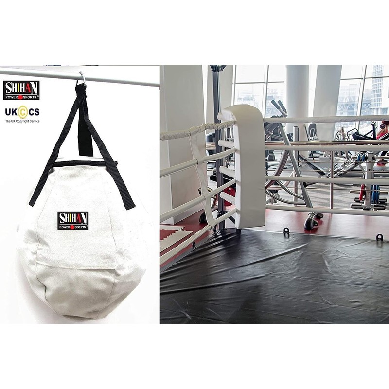 WHITE WRECKING BALL PUNCH BAG BOXING BAG Boxing, Martial Arts