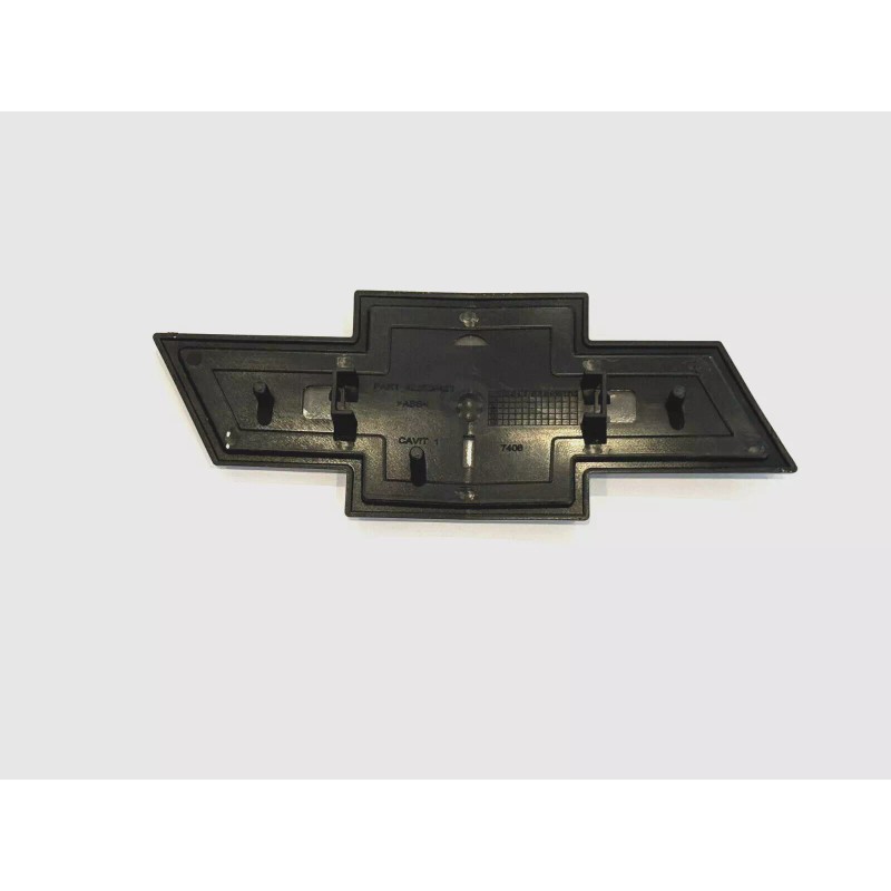 AUTO Front Bowtie Emblem Gloss Black 2007-13 Silverado 1500 &