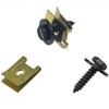 60 PCS Car Screw Tabs,U Type Body Panel Screw Clips,Undertray