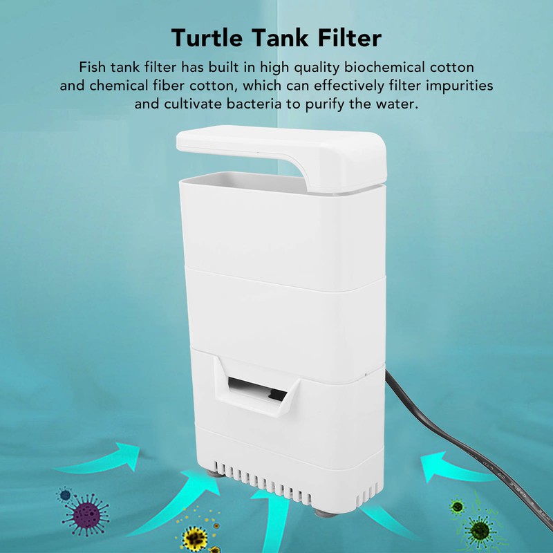 Turtle Filter Powerful 3 in 1 Water Circulation Low Water