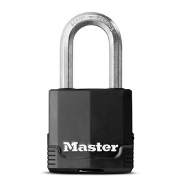 Master Lock M115JADLF Magnetic Padlock, Keyed, Professional Specifications, Rustproof, Outdoor, With Cover, High Security, Main Body Width 1.9 inches (48 mm), Hanging Height 1.5 inches (38 mm),