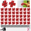 YOUNTHYE 40PCS Chicken Water Nipples Automatic Chicken Waterer Nipples with