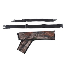 3 Tubes Hip Quiver Waist Hanged Arrow Archery Carry Bag with Pockets Double Strap Oxford Cloth Recurve Bow Archery Arrow Bag Camouflage