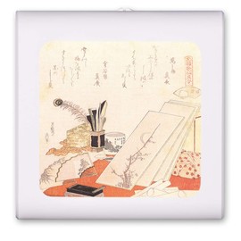 Plug in Dimmable LED Night Light with Dusk to Dawn Auto Sensor, Adjustable Brightness, Warm Light, Auto On-Off Nightlight for Bathroom, Hallway, Nursery, Bedrooms - Hokusai: Shiragai