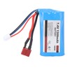 18650 7.4V 1300mAh Li Ion Battery Rechargeable Battery Fit for