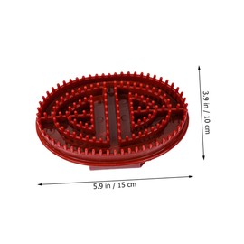 Ipetboom 2pcs Acupoint Massage Brush Set Portable Scalp Massager Tool for Relaxation Soft Bristles for Dandruff Removal and Hair Growth Stimulation