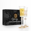 The 7th Beryl Luxury Champagne Glasses Set of 2, Champagne