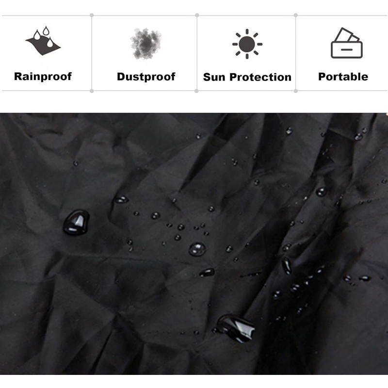 JSAHAH 20L Bicycle Rear Rack Rain Cover Bike Trunk Rain