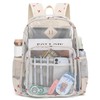 Xunteny Clear Backpack for Girls Women School Bookbag Heavy Duty
