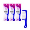 Inner Beauty Detangling Comb (Large) - 3-piece Straight Beauty Comb Set Detangling Comb