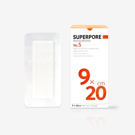 Band Gold Super Poa No. 5 9cm x 20cm 50 sheets dressing band bandage wound bedsore band pad gauze / 밴드골드 슈퍼포아 5호 9cm x 20cm 50매입 드레싱밴드 반창고 상처 욕창밴드 패드 거즈