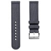 ZULUDIVER Croyde Canvas Watch Strap [Military Grey, 20mm]