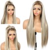BABEHERS 13X6 Highlight Blonde Lace Front Wig Glueless Synthetic Wigs