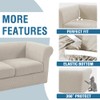 H.VERSAILTEX 3 Pieces Stretch Chesterfield Sofa Covers for 2 Cushion