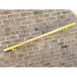 B52 Gold Anodized Handrail Aluminum Stairs Kit 4 Ft and 1.6"diam