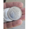 Magic Trick Disappearing Morgan Magnetic Card Coin Combo
