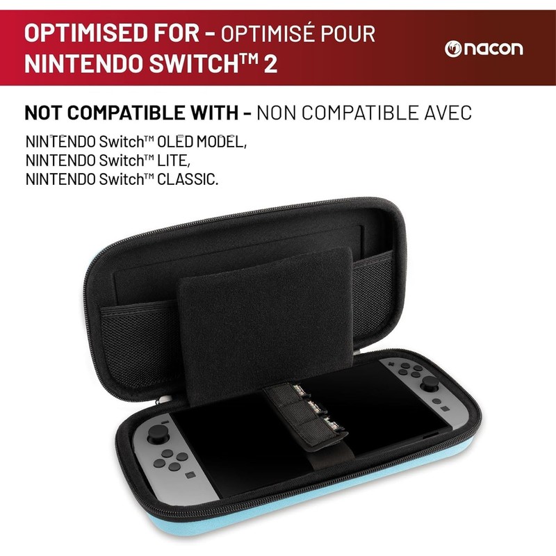 NACON 3er-Pack für Switch 2 | 1 Hartschalenetui | 1