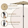 Abba Patio 7.5FT Lyon Outdoor Patio Umbrella Outdoor Table Umbrella