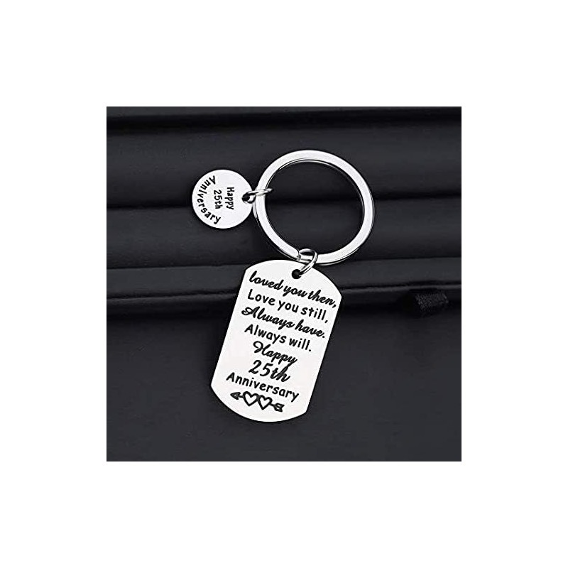 BAUNA Wedding 1st,5th,10th,25th,Anniversary Wife Gift Husband Gift (25th Anniversary)